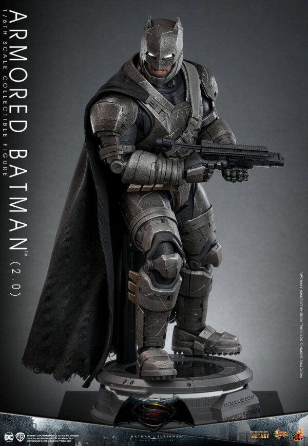Armoredreg (7) Hot Toys Batman v Superman Dawn of Justice - Armored Batman (2.0) - Imagen 8