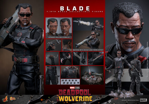BLADE (1) Hot Toys Deadpool and Wolverine - Blade - Imagen 1