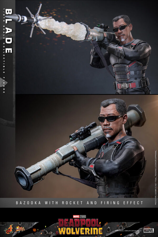 BLADE (14) Hot Toys Deadpool and Wolverine - Blade - Imagen 15