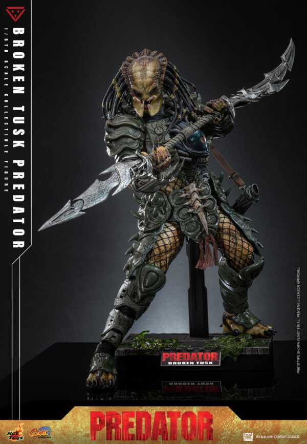 Brokentusk (2) Hot Toys Predator Comic - Predator Broken Tusk - Imagen 3