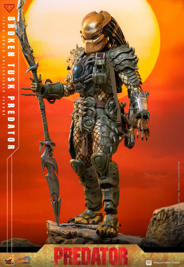 Brokentusk (4) Hot Toys Predator Comic - Predator Broken Tusk - Imagen 5