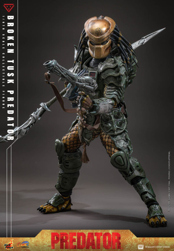 Brokentusk (5) Hot Toys Predator Comic - Predator Broken Tusk - Imagen 6