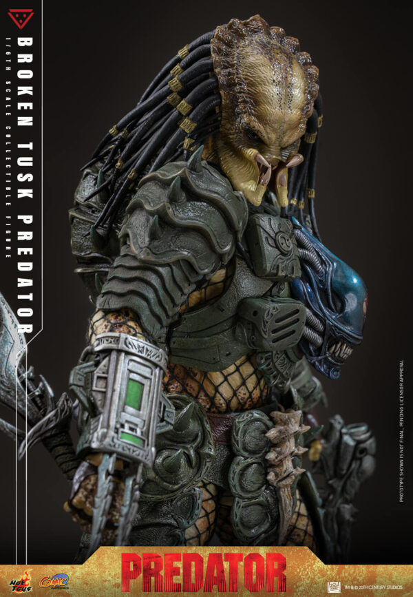 Brokentusk (7) Hot Toys Predator Comic - Predator Broken Tusk - Imagen 8
