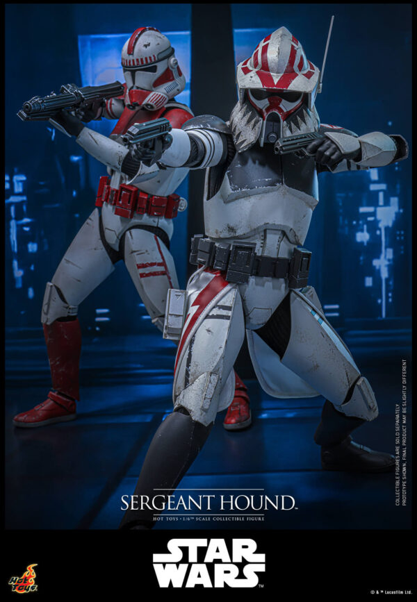 Hound (10) Hot Toys Star Wars The Clone Wars - Sergeant Hound - Imagen 11