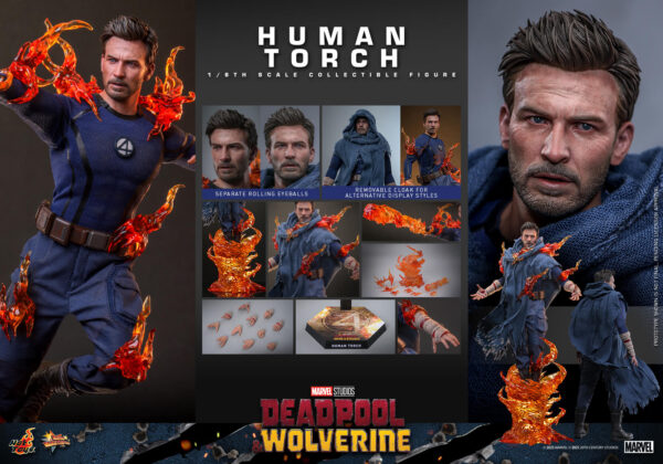 HumanTorch (1) Hot Toys Deadpool and Wolverine - Human Torch - Imagen 1