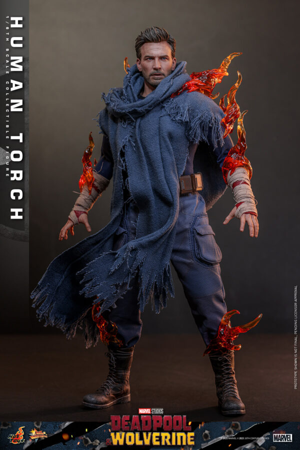 HumanTorch (10) Hot Toys Deadpool and Wolverine - Human Torch - Imagen 11