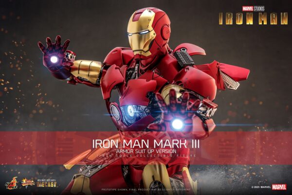 IMsuit (12) Hot Toys Iron Man - Iron Man Mark III Suit Up Version - Imagen 13