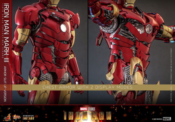 IMsuit (3) Hot Toys Iron Man - Iron Man Mark III Suit Up Version - Imagen 4