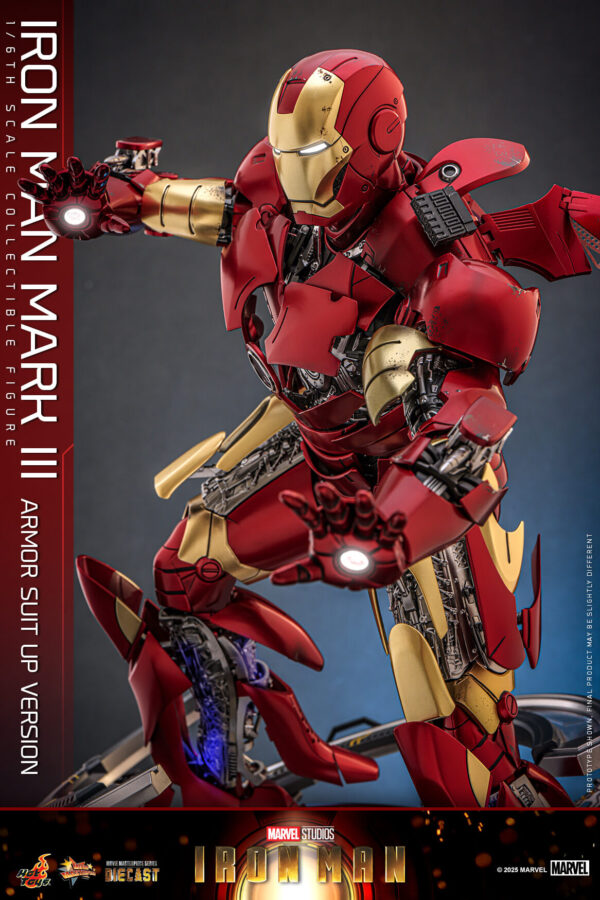 IMsuit (6) Hot Toys Iron Man - Iron Man Mark III Suit Up Version - Imagen 7