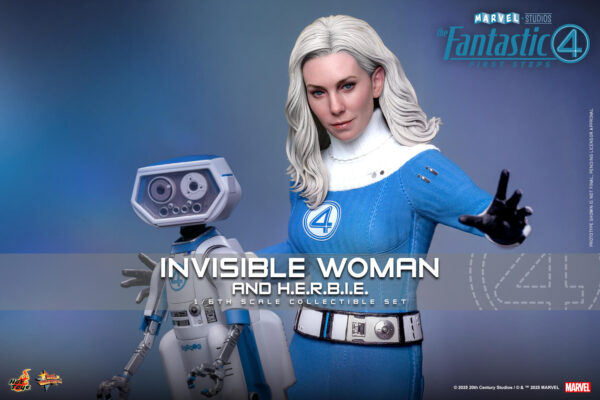 Invher (10) Hot Toys The Fantastic Four First Steps - Invisible Woman and H.E.R.B.I.E. - Imagen 11