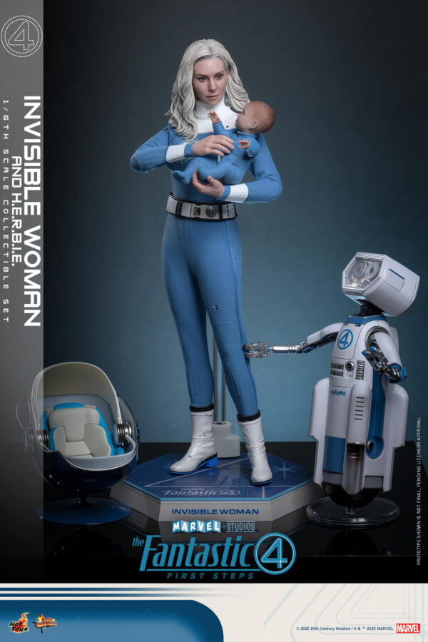 Invher (9) Hot Toys The Fantastic Four First Steps - Invisible Woman and H.E.R.B.I.E. - Imagen 10