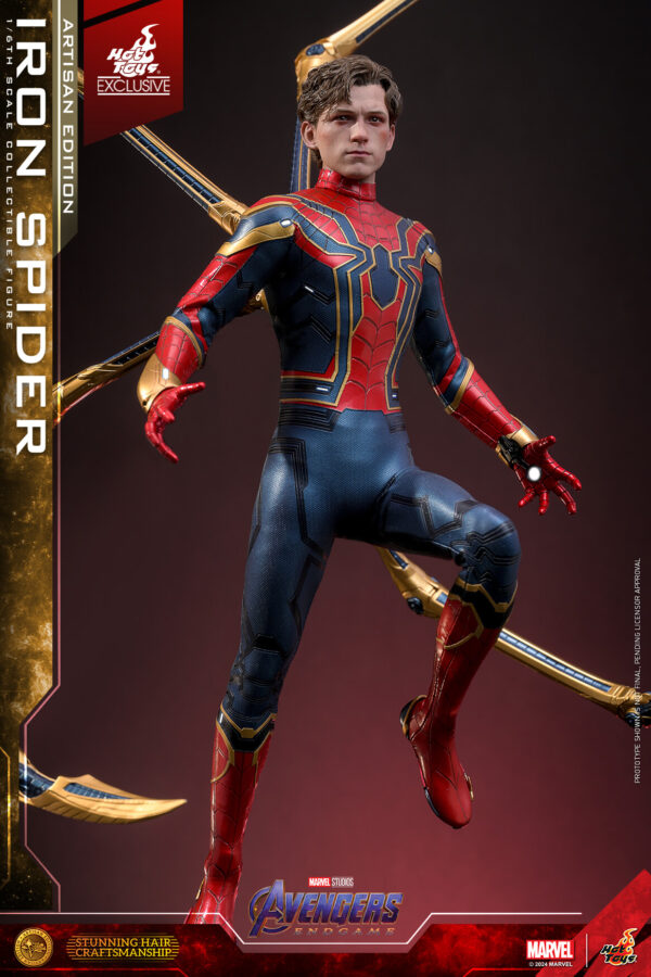Ironspiderartisan (11) Hot Toys Avengers Endgame - Iron Spider Artisan Edition - Imagen 12