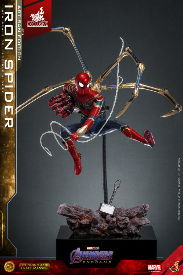 Ironspiderartisan (16) Hot Toys Avengers Endgame - Iron Spider Artisan Edition - Imagen 17