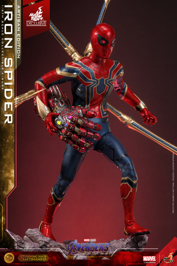 Ironspiderartisan (19) Hot Toys Avengers Endgame - Iron Spider Artisan Edition - Imagen 20