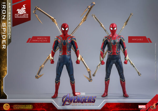 Ironspiderartisan (20) Hot Toys Avengers Endgame - Iron Spider Artisan Edition - Imagen 21