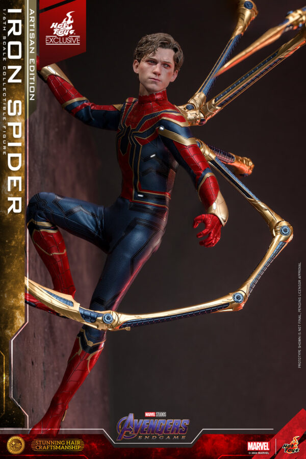 Ironspiderartisan (4) Hot Toys Avengers Endgame - Iron Spider Artisan Edition - Imagen 5