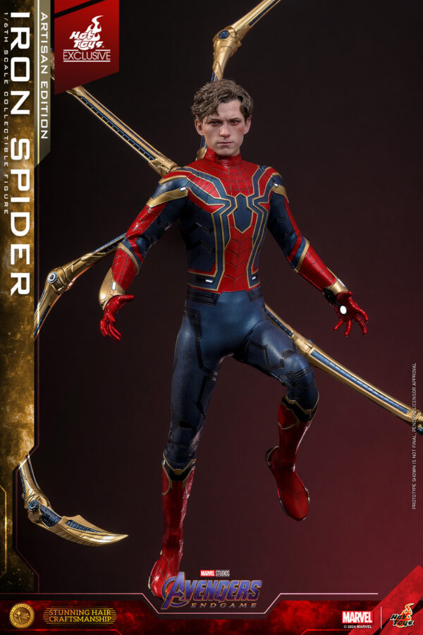 Ironspiderartisan (7) Hot Toys Avengers Endgame - Iron Spider Artisan Edition - Imagen 8