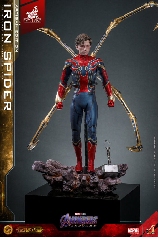 Ironspiderartisan (8) Hot Toys Avengers Endgame - Iron Spider Artisan Edition - Imagen 9