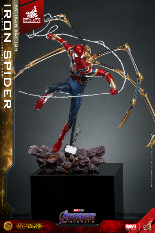 Ironspiderartisan (9) Hot Toys Avengers Endgame - Iron Spider Artisan Edition - Imagen 10