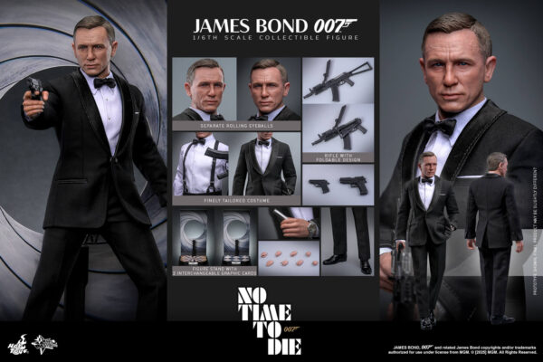 JB (1) Hot Toys No Time To Die - James Bond - Imagen 1