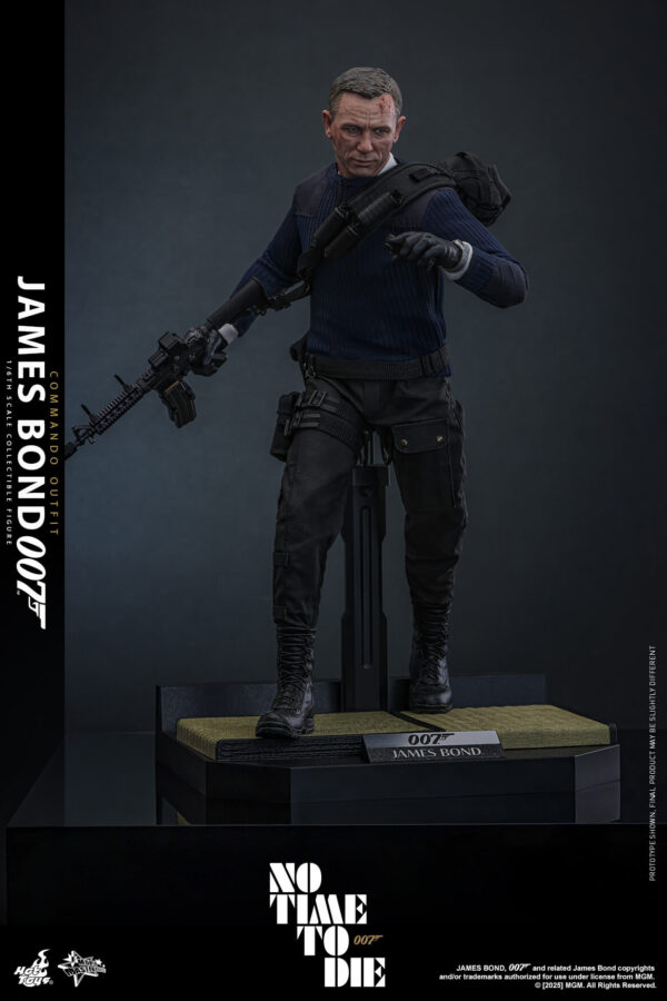 JBCom (11) Hot Toys No Time To Die - James Bond (Commando Outfit) - Imagen 12