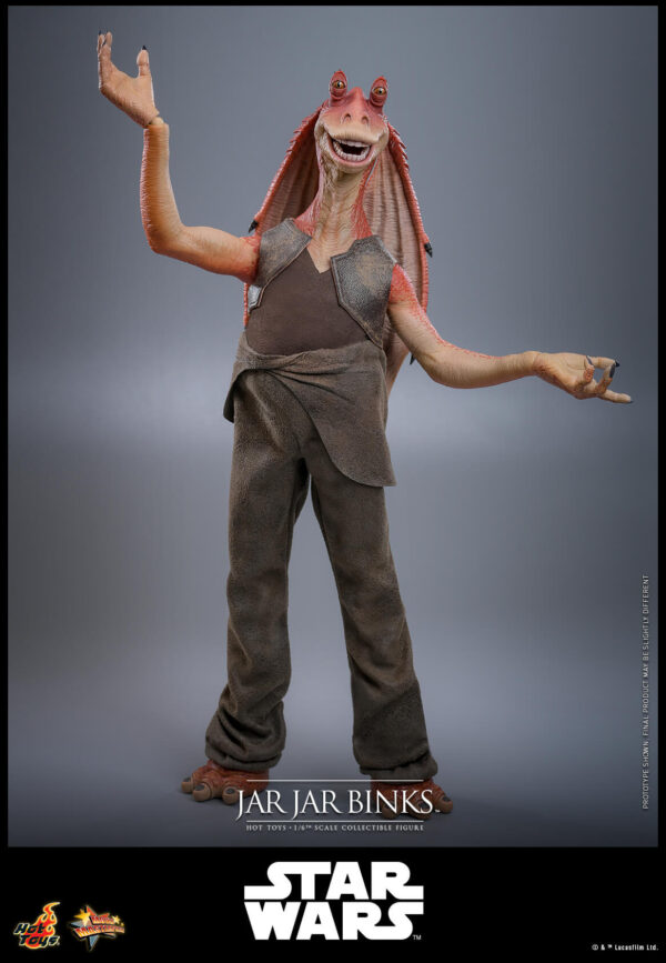 JarJar (13) Hot Toys Star Wars Episode I - Jar Jar Binks - Imagen 14