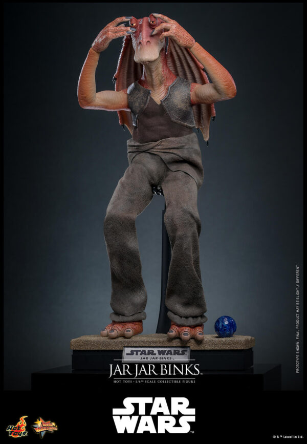 JarJar (14) Hot Toys Star Wars Episode I - Jar Jar Binks - Imagen 15