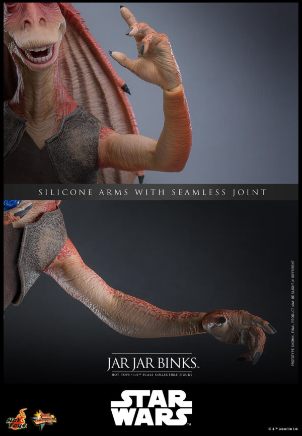 JarJar (3) Hot Toys Star Wars Episode I - Jar Jar Binks - Imagen 4
