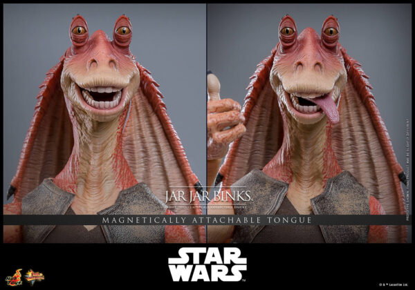 JarJar (4) Hot Toys Star Wars Episode I - Jar Jar Binks - Imagen 5