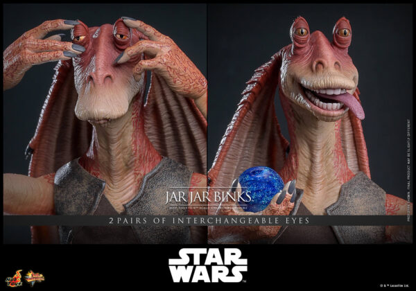 JarJar (7) Hot Toys Star Wars Episode I - Jar Jar Binks - Imagen 8