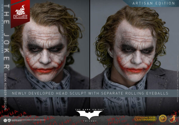 JokerBankAE (2) Hot Toys The Dark Knight - Joker Bank Robber Artisan Edition - Imagen 3