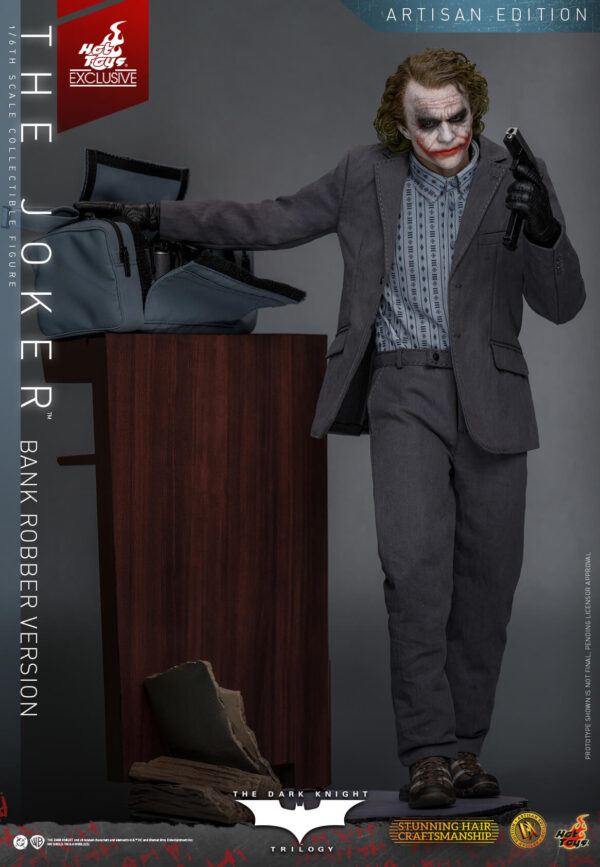 JokerBankAE (7) Hot Toys The Dark Knight - Joker Bank Robber Artisan Edition - Imagen 8
