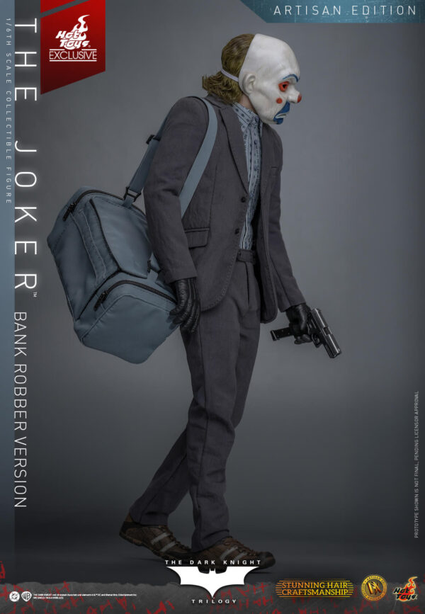 JokerBankAE (8) Hot Toys The Dark Knight - Joker Bank Robber Artisan Edition - Imagen 9