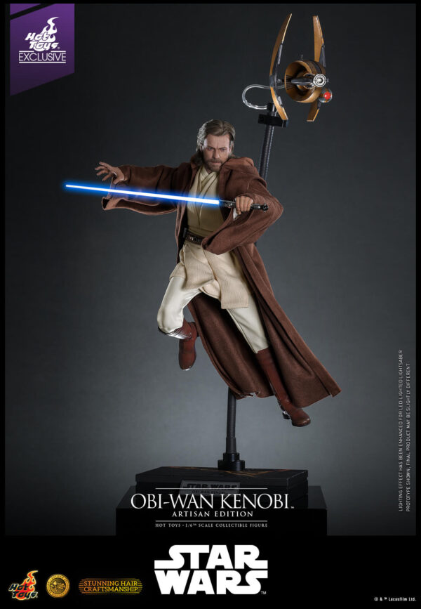 KenobiArtisan (4) Hot Toys Star Wars Episode II - Obi-Wan Kenobi Artisan Edition - Imagen 5