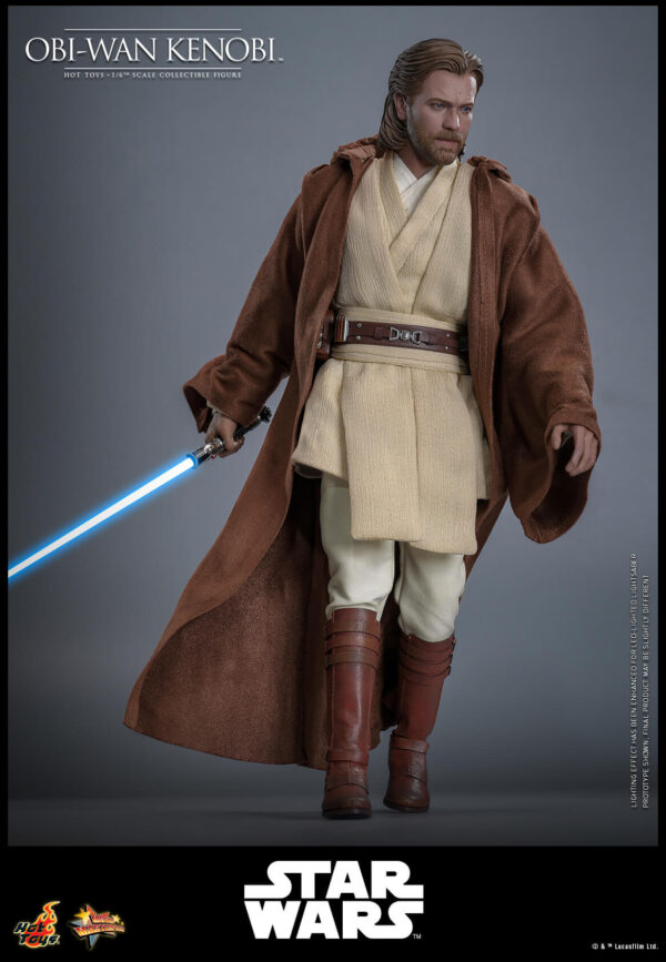 Kenobiep2 (4) Hot Toys Star Wars Episode II - Obi-Wan Kenobi - Imagen 5