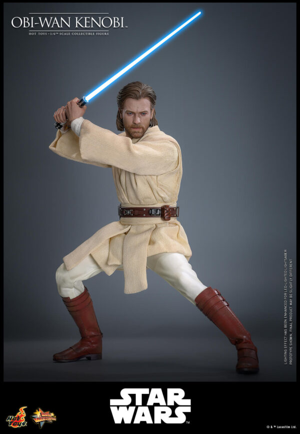 Kenobiep2 (5) Hot Toys Star Wars Episode II - Obi-Wan Kenobi - Imagen 6