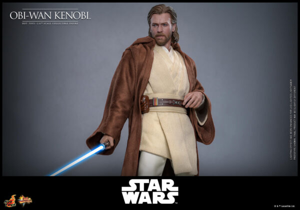 Kenobiep2 (7) Hot Toys Star Wars Episode II - Obi-Wan Kenobi - Imagen 8