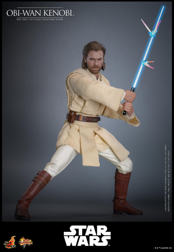 Kenobiep2 (8) Hot Toys Star Wars Episode II - Obi-Wan Kenobi - Imagen 9