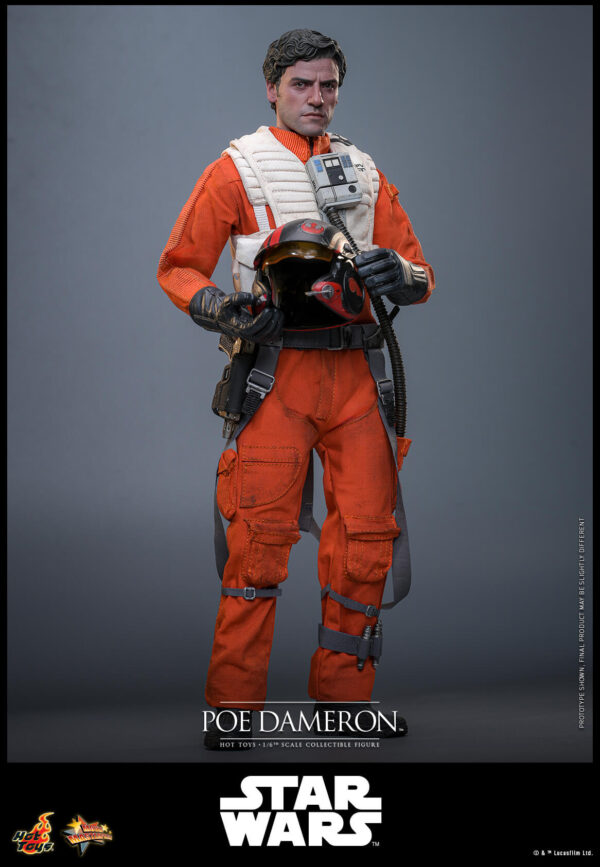 POE (10) Hot Toys Star Wars Episode VII - Poe Dameron - Imagen 11