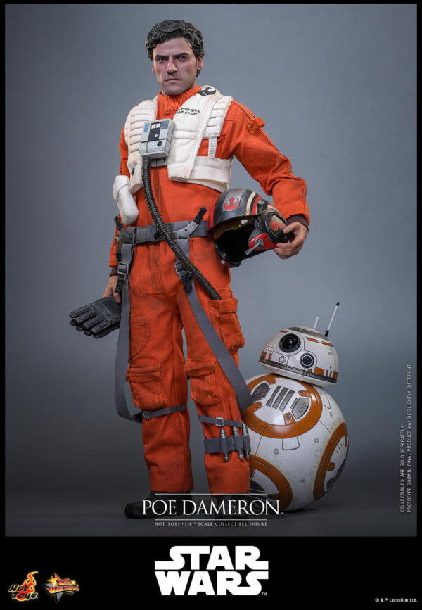 POE (15) Hot Toys Star Wars Episode VII - Poe Dameron - Imagen 16