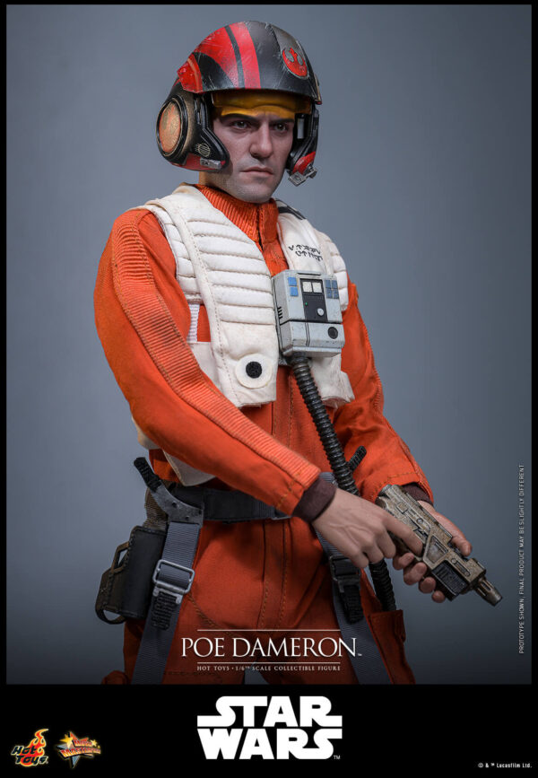 POE (17) Hot Toys Star Wars Episode VII - Poe Dameron - Imagen 18