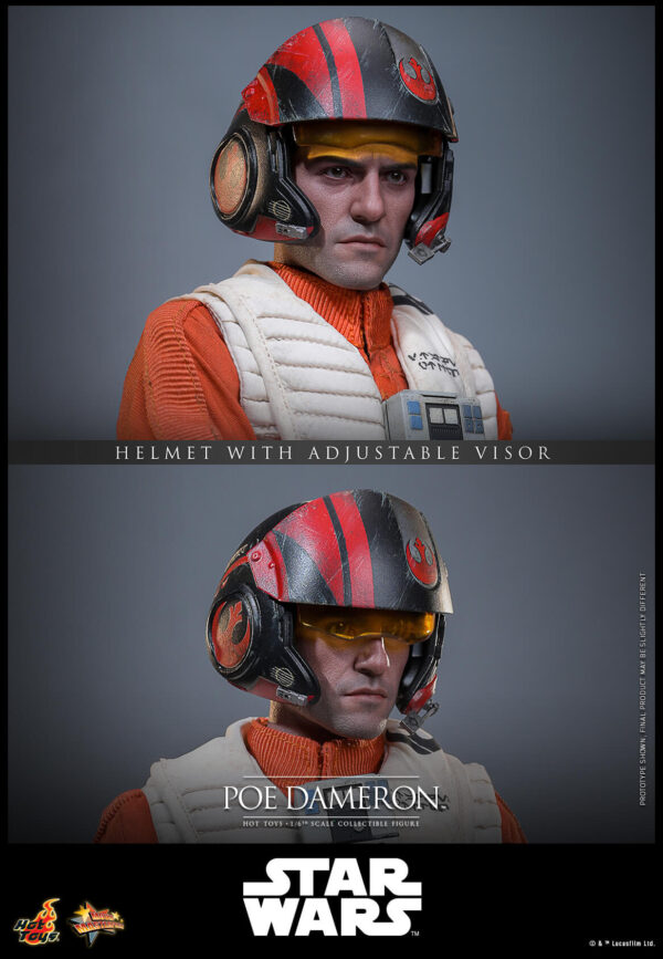 POE (8) Hot Toys Star Wars Episode VII - Poe Dameron - Imagen 9
