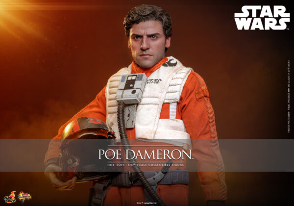 POE (9) Hot Toys Star Wars Episode VII - Poe Dameron - Imagen 10