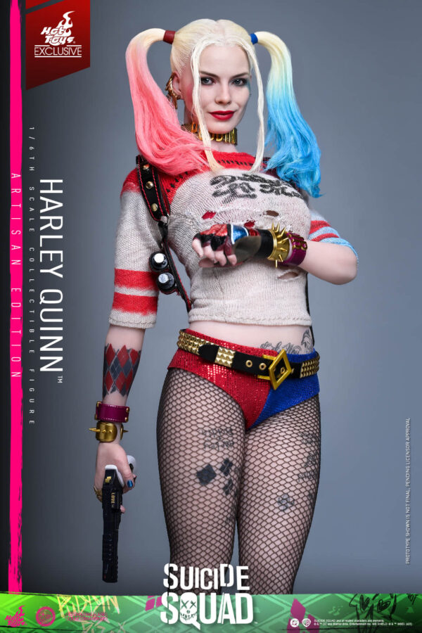 SQharleyAE (10) Hot Toys Suicide Squad - Harley Quinn Artisan Edition - Imagen 11