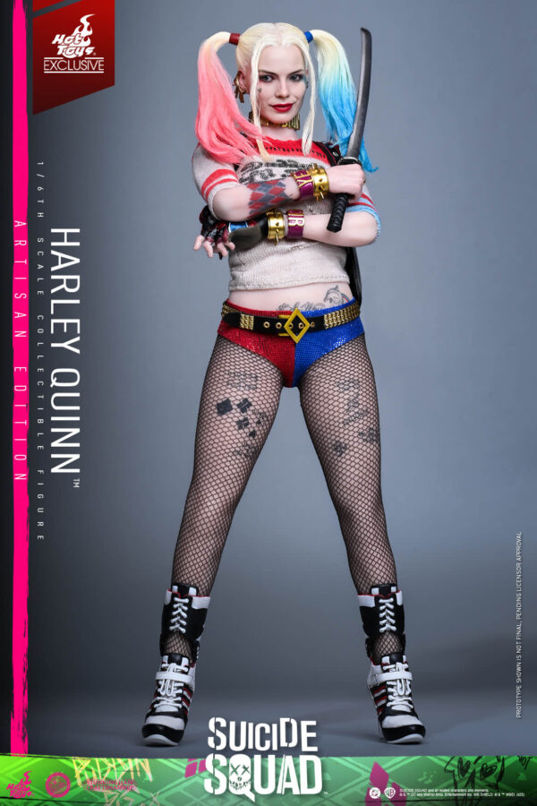 SQharleyAE (4) Hot Toys Suicide Squad - Harley Quinn Artisan Edition - Imagen 5