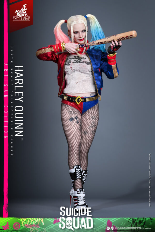 SQharleyAE (5) Hot Toys Suicide Squad - Harley Quinn Artisan Edition - Imagen 6
