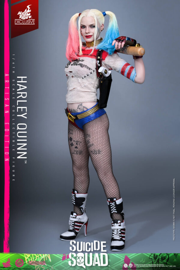 SQharleyAE (9) Hot Toys Suicide Squad - Harley Quinn Artisan Edition - Imagen 10