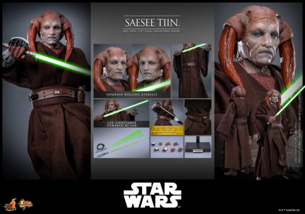 Saesse (1) Hot Toys Star Wars Episode III - Saesee Tiin - Imagen 1