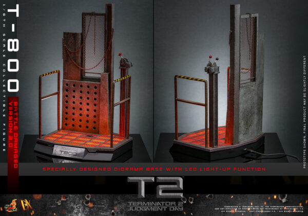 T800BD (2) Hot Toys Terminator 2 Judgment Day - T-800 (2.0) Battle Damaged - Imagen 3