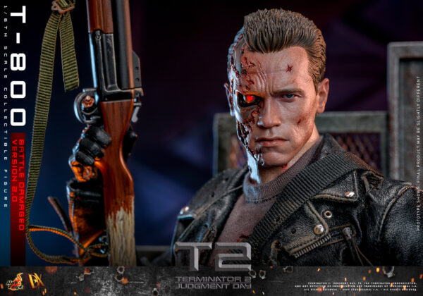 T800BD (7) Hot Toys Terminator 2 Judgment Day - T-800 (2.0) Battle Damaged - Imagen 8